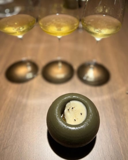 The ant-topped dessert