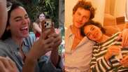Bruna Marquezine e Shawn Mendes aparecem juntos em anivers&aacute;rio de irm&atilde; no Rio