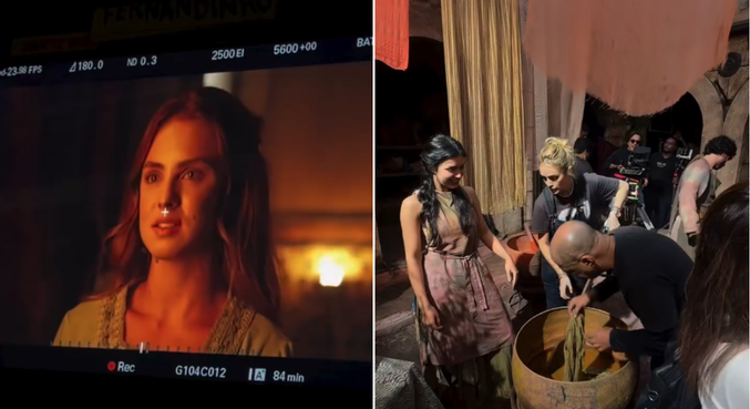 Bianca Palheiras mostra rotina nos bastidores de Amor em Ruínas sob duas perspectivas