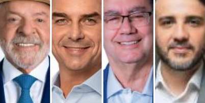 Lula, Flavio, Augusto e Renan Foto: Imagens divulgadas no site do TSE