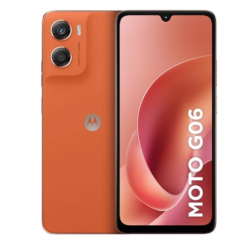 Smartphone Motorola Moto g06 128GB Laranja