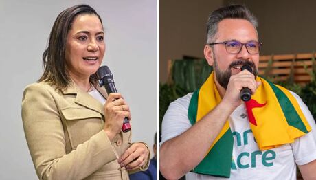 Mailza Assis tem 36%, e Alan Rick, 33%, na disputa pelo governo do Acre, diz Real Time Big Data