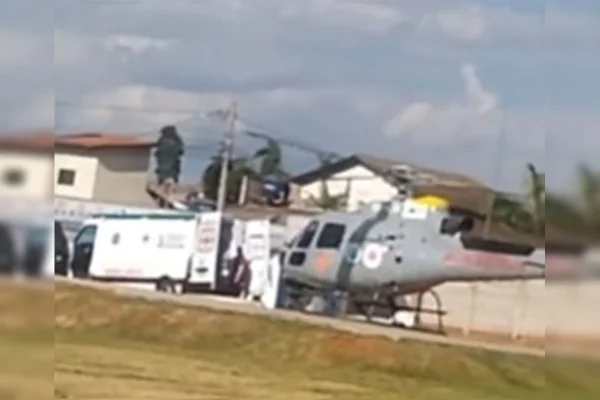 Criança é baleada por tiro de chumbinho, e carro capota durante socorro - destaque galeria