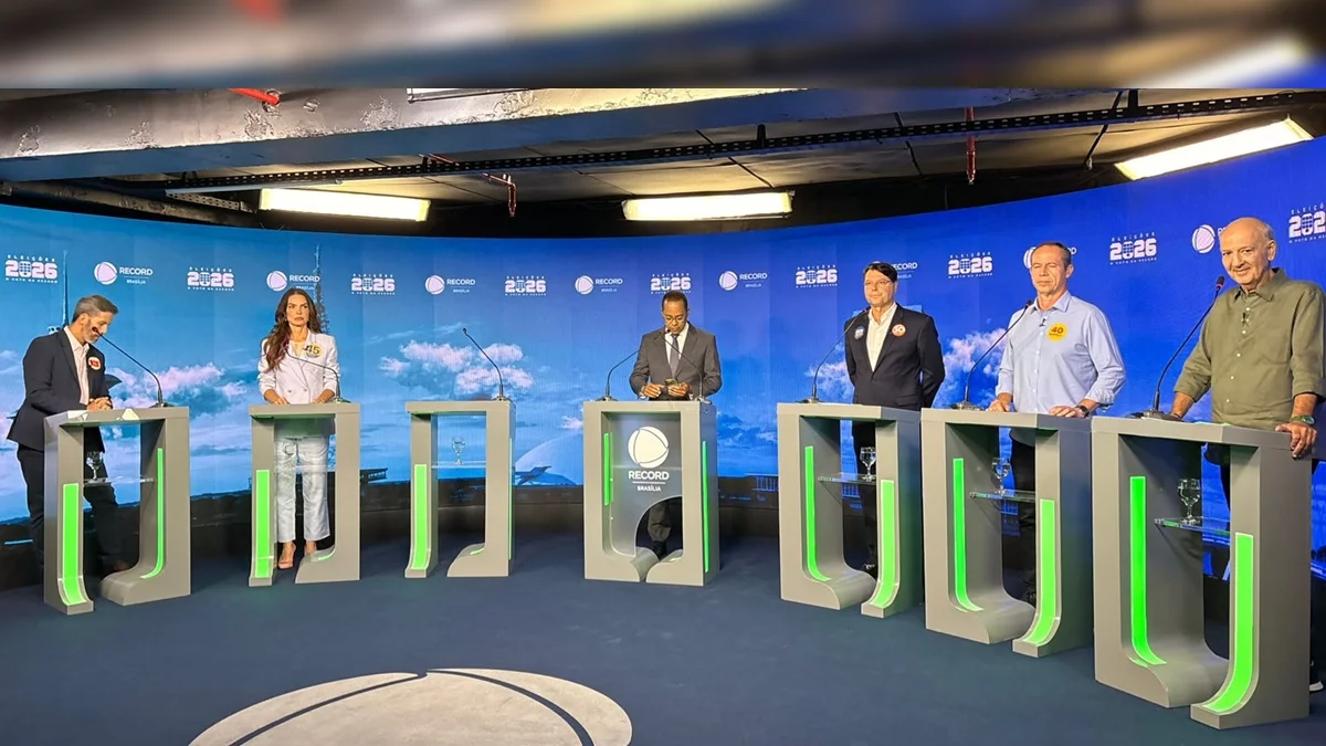 Em debate, candidatos ao GDF apresentam propostas para a capital federal
