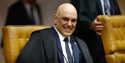 O ministro Alexandre de Moraes discursou em evento na Faculdade de Direito da USP, no Largo São Francisco. Foto: Wilton Junior/Estadão / Estadão