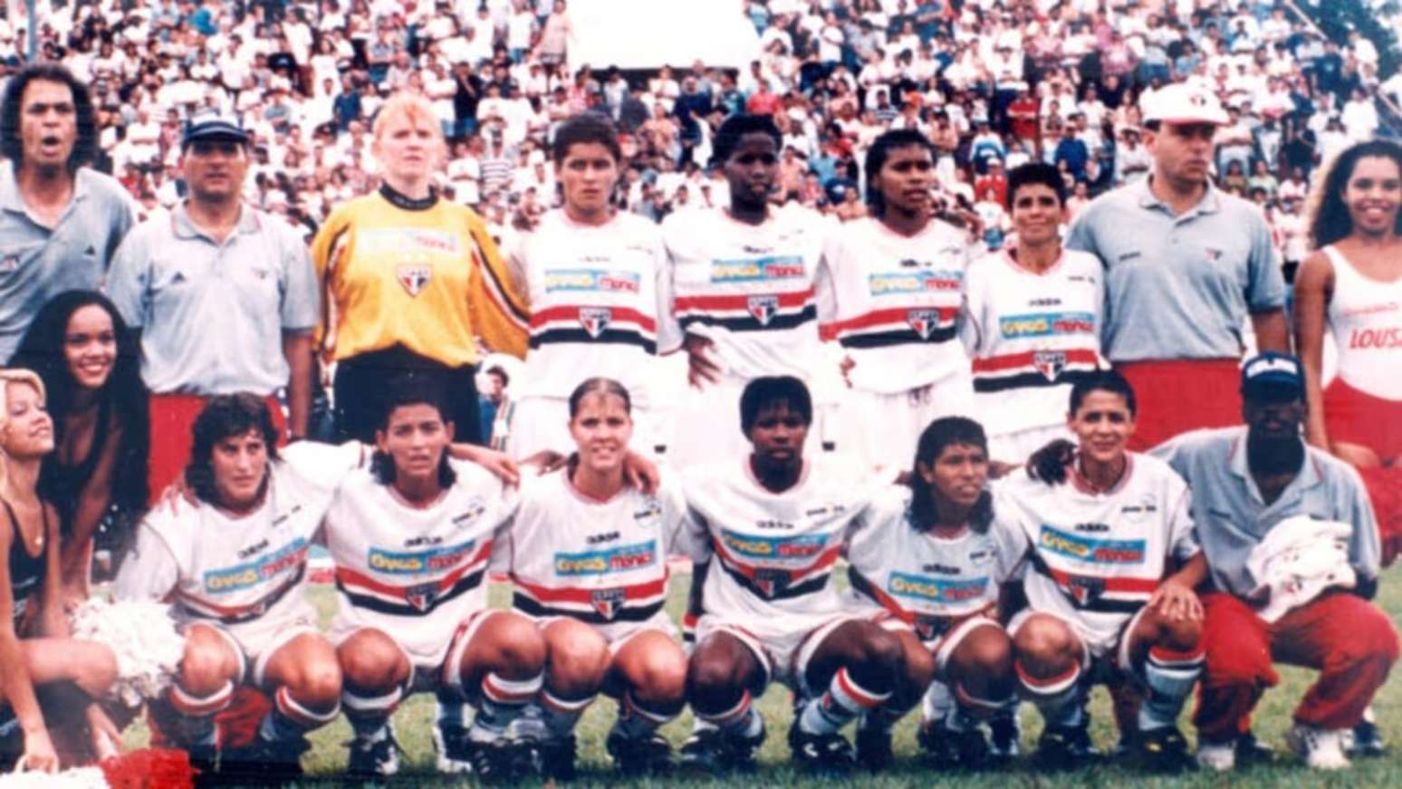 Elenco do S&atilde;o Paulo campe&atilde;o estadual e da Ta&ccedil;a Brasil de Futebol Feminino de 1997