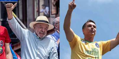 Flávio e Lula recebem a mesma quantidade de votos em duas cidades brasileiras Foto: Taba Benedicto/Estadão e Felipe / Estadão