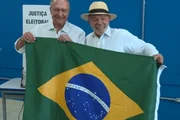 Lula (PT) e Alckmin (PSB), candidatos à Presidência e vice