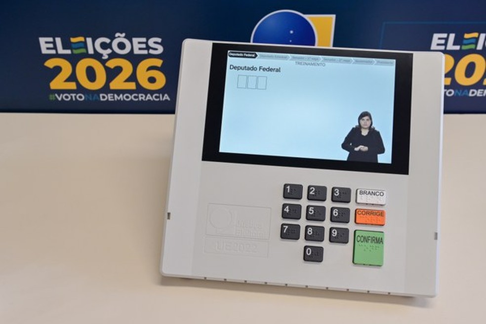 Urna eletrônica mudou em 2026: veja o que está diferente na tela