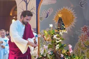 Missa solene no Santuário de Nossa Senhora Aparecida, em SP
