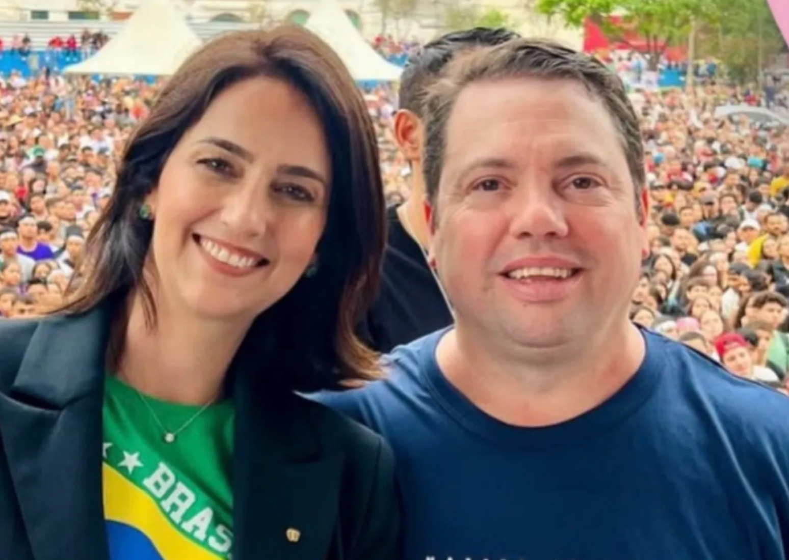Gianni Nogueira (PL), eleita deputada estadual e Rodolfo Nogueira (PL), reeleito deputado federal por Mato Grosso do Sul