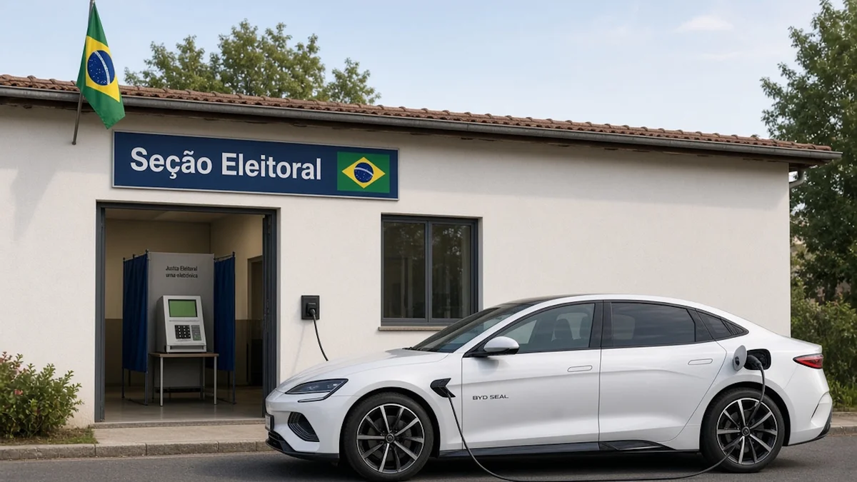 Carro BYD V2L eleições