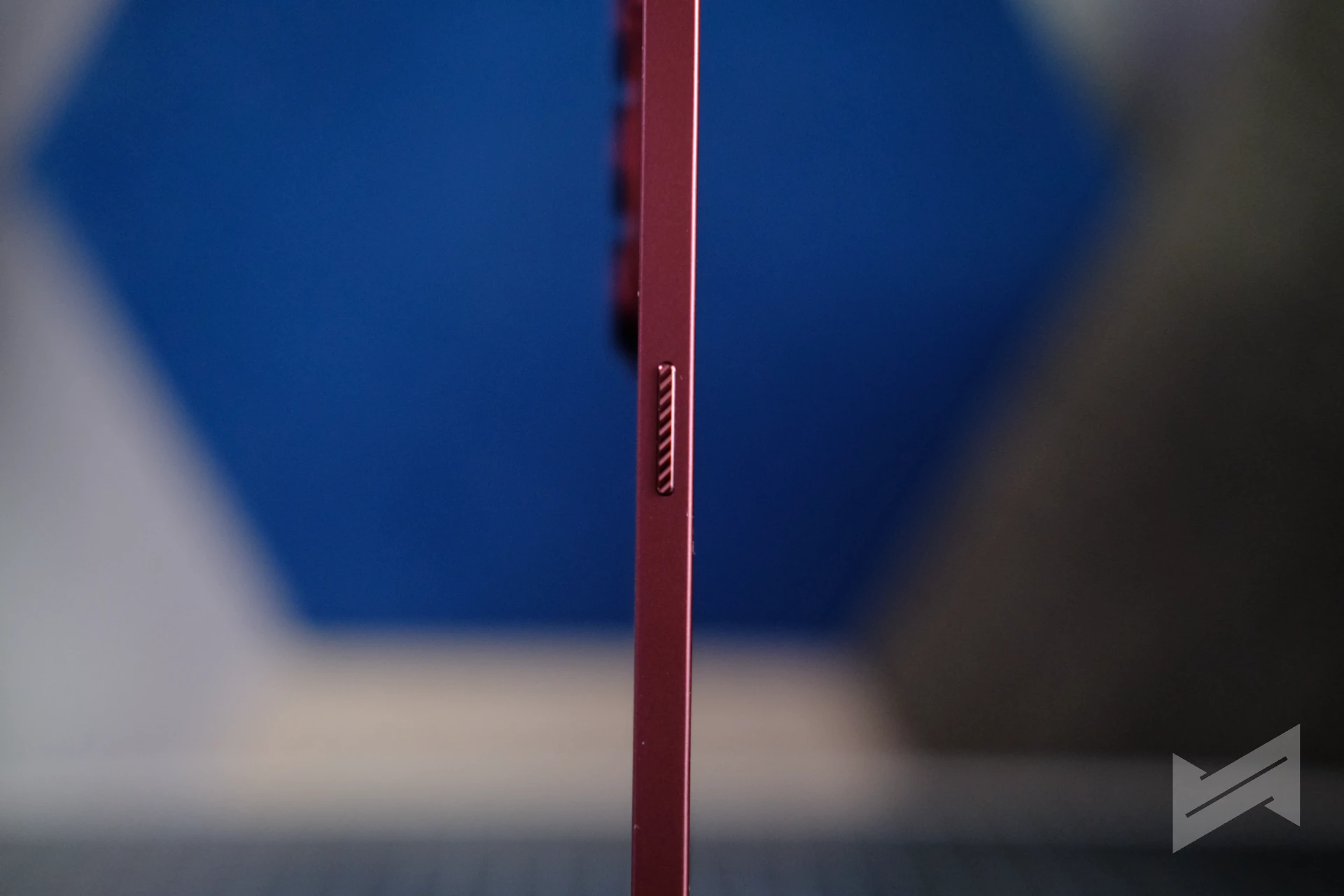 Close-up of the TECNO Camon Slim 5G side frame showing its 6.39mm profile