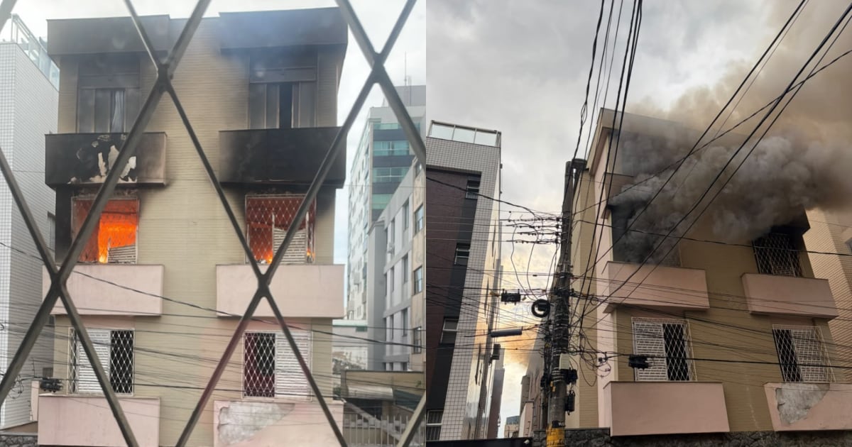 Mãe fica em estado gravíssimo após incêndio em apartamento no Prado, em BH; filho está estável