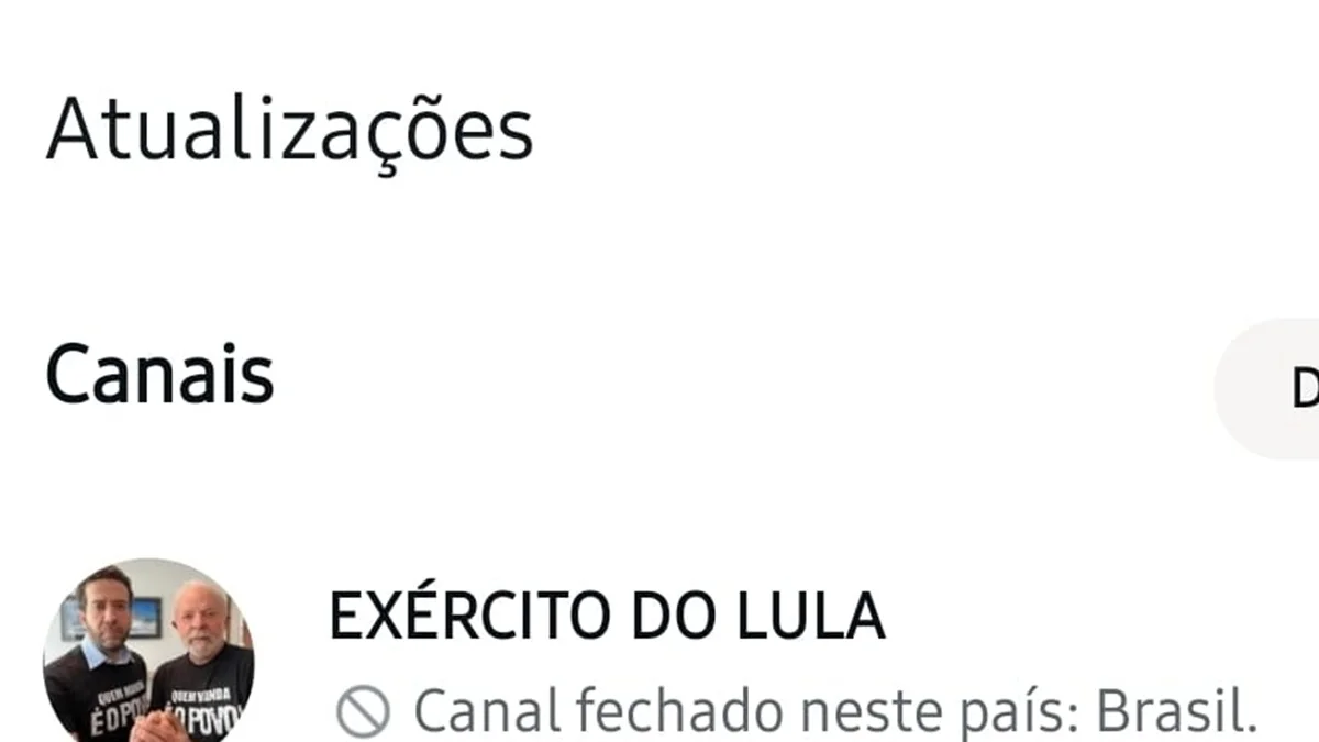 Canal "Exército do Lula" sai do ar após decisão de Nunes Marques
