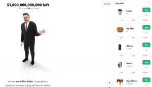 Jogo gratuito desafia o usuário a zerar os US$ 1 tri de Elon Musk