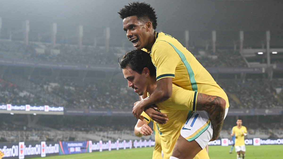 Estêvão volta a marcar pela seleção em goleada com ritmo de treino no inédito duelo com a Índia