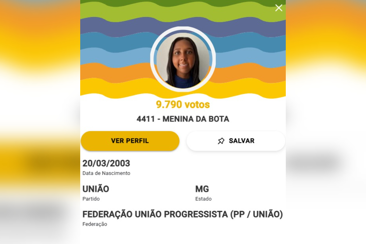 Influenciadora recebeu 9.790 votos na disputa por uma vaga de deputada federal por Minas Gerais, mas ficou fora da lista de eleitos