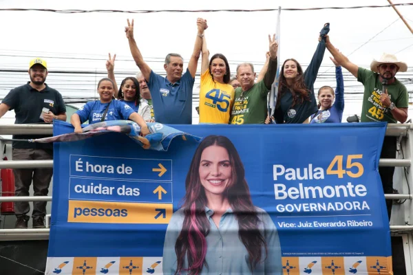 Paula Belmonte diz que domingo de votação é dia de “esperança da mudança” - destaque galeria