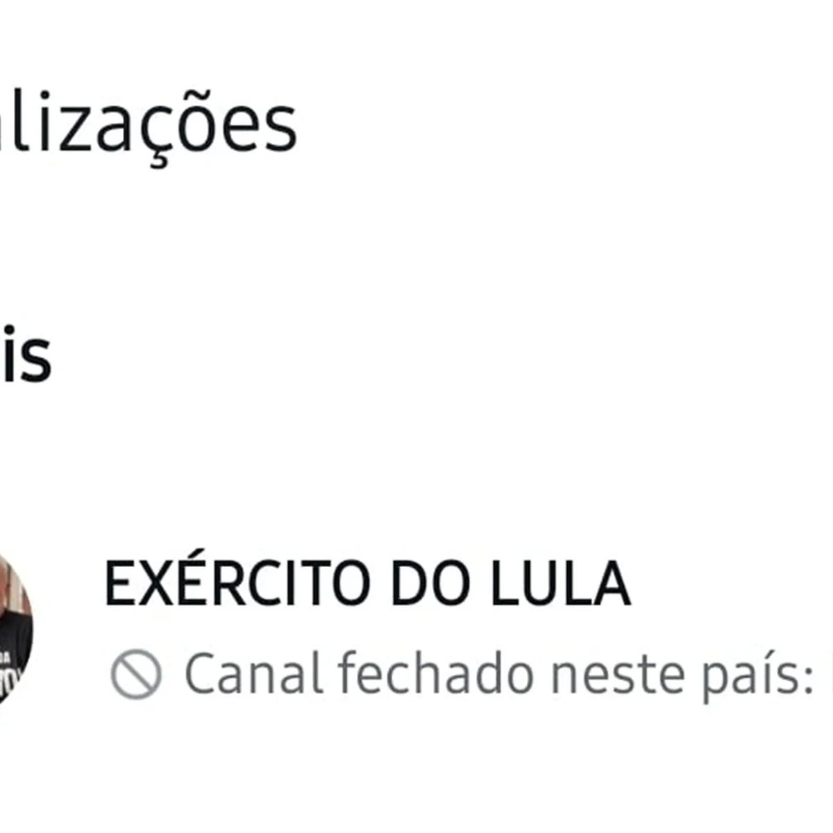 Canal "Exército do Lula" sai do ar após decisão de Nunes Marques